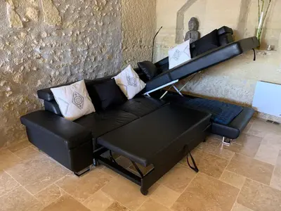 Coin salon dans l'établissement Au Petit Nice