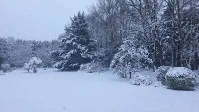 L'établissement Chez Sally et Mario en hiver