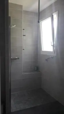 Salle de bains dans l'établissement Chez Sally et Mario