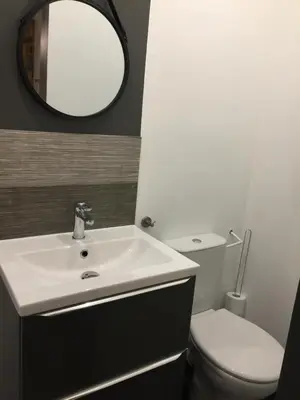 Salle de bains dans l'établissement le clos 7