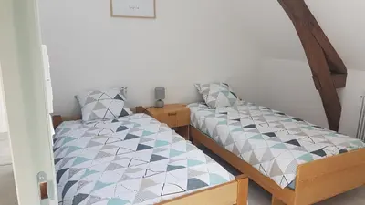 Un ou plusieurs lits dans un hébergement de l'établissement Les Cavelots à Vendôme