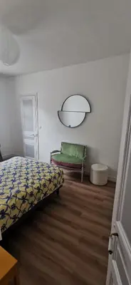 Un ou plusieurs lits dans un hébergement de l'établissement Appartement Jean Jaurès refait à neuf