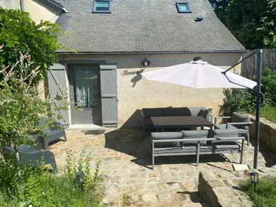 Jardin de l'établissement L’éloge de Vouvray