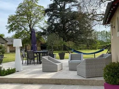 Jardin de l'établissement Château de la Coudraie et La Petite Coudraie
