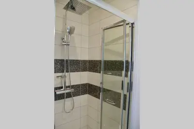Salle de bains dans l'établissement Les Forges studio étage