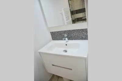 Salle de bains dans l'établissement Les Forges studio étage