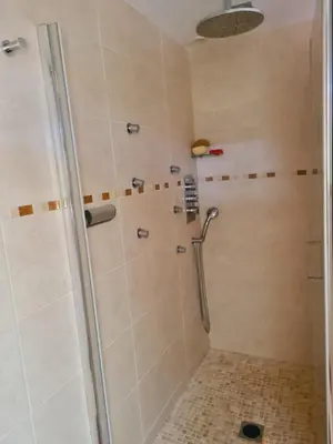 Salle de bains dans l'établissement La coudraie votre maison de vacances en famille