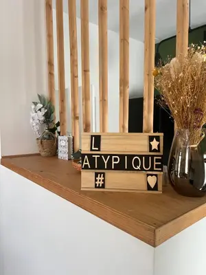 Plan de l'établissement L'Atypique, charmante maison avec jardin clos