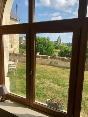 Jardin de l'établissement Charmant gite en rez-de-jardin