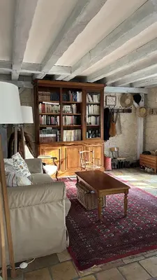 Coin salon dans l'établissement Monteaux - Les Rabris