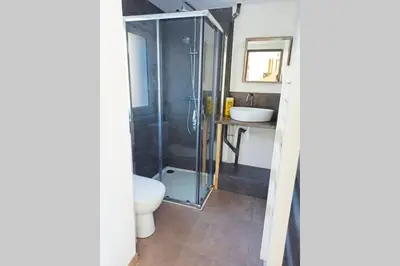 Salle de bains dans l'établissement Petite maison de charme