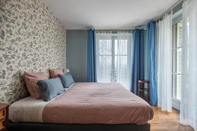 Un ou plusieurs lits dans un hébergement de l'établissement Château de Charnizay