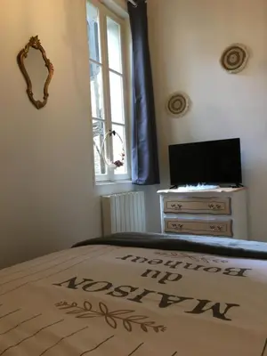 Télévision ou salle de divertissement dans l'établissement Vieux Tours, Charmant T2 40m2, 4 pers, lumineux