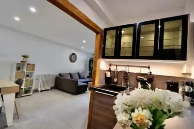 Coin salon dans l'établissement Le 17 Entre Gare et Château