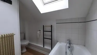Salle de bains dans l'établissement La Gustine