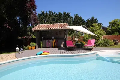 Piscine de l'établissement Le Mas Pouantais ou située à proximité
