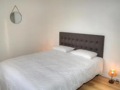 Un ou plusieurs lits dans un hébergement de l'établissement Gîte Confortable avec Jardin Privatif à Proximité des Châteaux de la Loire et Zoo de Beauval - FR-1-381-512