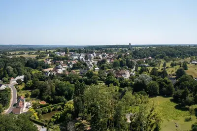 Vue panoramique sur l'établissement Le Clos de La Rousselière