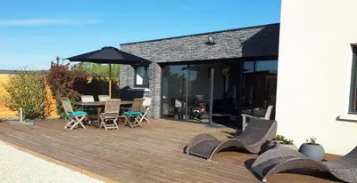Terrasse ou espace extérieur de l'établissement Logement Privatif à 5min du lac de Rille