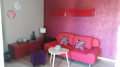 Coin salon dans l'établissement Logement Privatif à 5min du lac de Rille