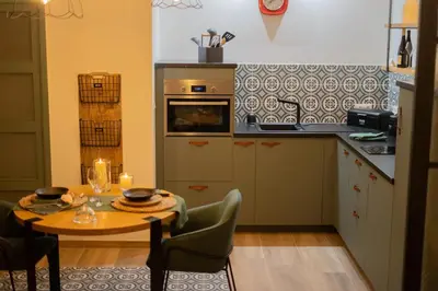 Cuisine ou kitchenette dans l'établissement Entre Nous Le Maréchal