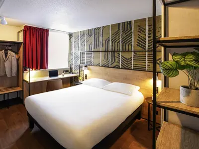 Un ou plusieurs lits dans un hébergement de l'établissement Ibis Tours Centre Giraudeau