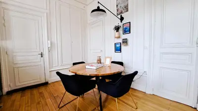 Plan de l'établissement Appartement tout confort, jardin, dans un Manoir au Sud de Tours