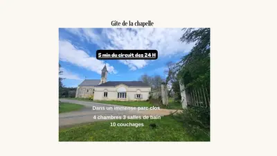 Certificat, récompense, panneau ou autre document affiché dans l'établissement Gite de la Chapelle - Circuit des 24 heures - ARNAGE - 10 personnes