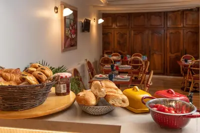 Nourriture dans le B&B/chambre d'hôtes ou à proximité