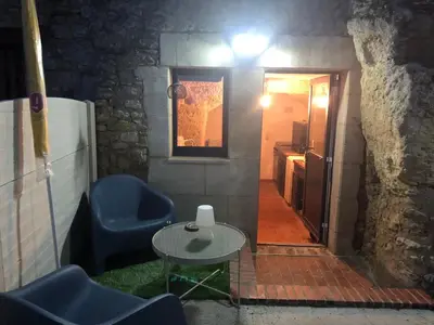 Coin salon dans l'établissement La cav ô lauriers