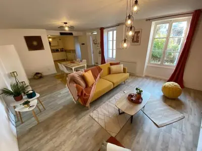 Coin salon dans l'établissement Comme un Air de Provence à Blois