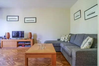Coin salon dans l'établissement Appartement Tours centre avec parking 4 p