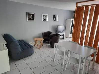 Coin salon dans l'établissement Entre Zoo et Châteaux de la Loire