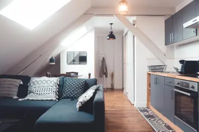 Cuisine ou kitchenette dans l'établissement L'Âme de l'Artiste - Quartier Velpeau