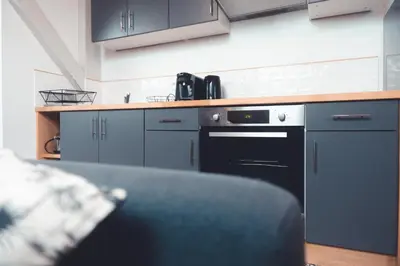 Cuisine ou kitchenette dans l'établissement L'Âme de l'Artiste - Quartier Velpeau