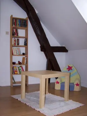 Bibliothèque dans l'appartement