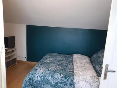 Un ou plusieurs lits dans un hébergement de l'établissement Duplex tout confort - circuit 24h - pôle santé sud - Centre des expositions - Technoparc