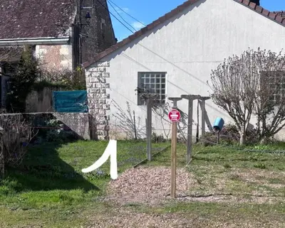 Jardin de l'établissement Charmant studio en plein centre de Montoire