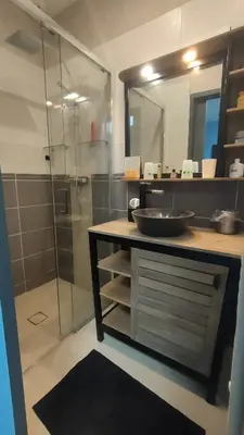 Salle de bains dans l'établissement LOFT Descartes