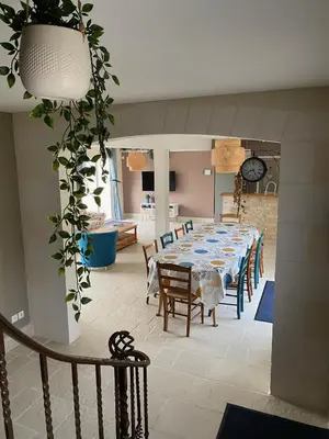 Cuisine ou kitchenette dans l'établissement La Prée