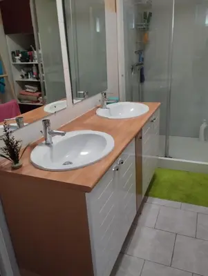 Salle de bains dans l'établissement location pour 24h du mans