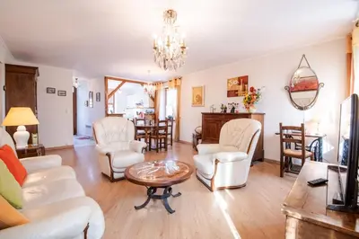 Coin salon dans l'établissement L'Ancien relais de poste