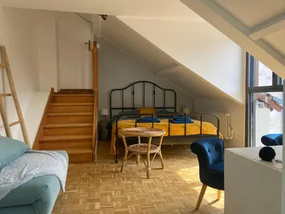 Coin salon dans l'établissement La LocaLuna