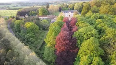 Paysage naturel près de la maison d'hôtes