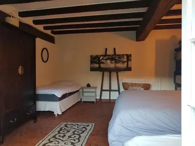 Un ou plusieurs lits dans un hébergement de l'établissement Le Moulin du Châtelier