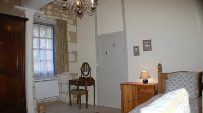 Coin salon dans l'établissement Le Guet de Chouette