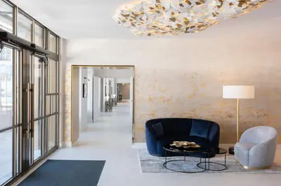 Coin salon dans l'établissement Fleur de Loire