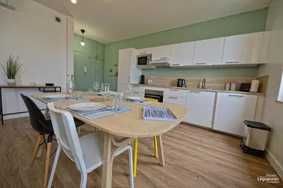 Cuisine ou kitchenette dans l'établissement duplex appartement 70m2 atypique au cœur du Mans
