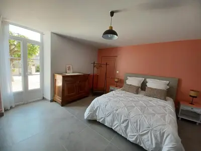 Un ou plusieurs lits dans un hébergement de l'établissement Rêve de Loire chambres d'hôtes au calme au pied des châteaux de la Loire