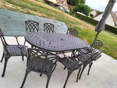 Terrasse ou espace extérieur de l'établissement Le Domaine de Louise